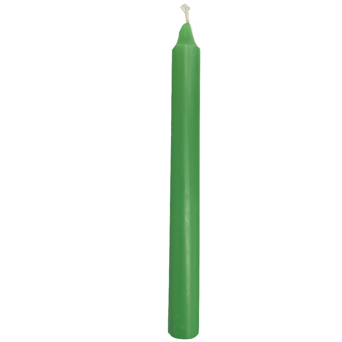 Bougie teinte dans la masse 21 cm - Vert