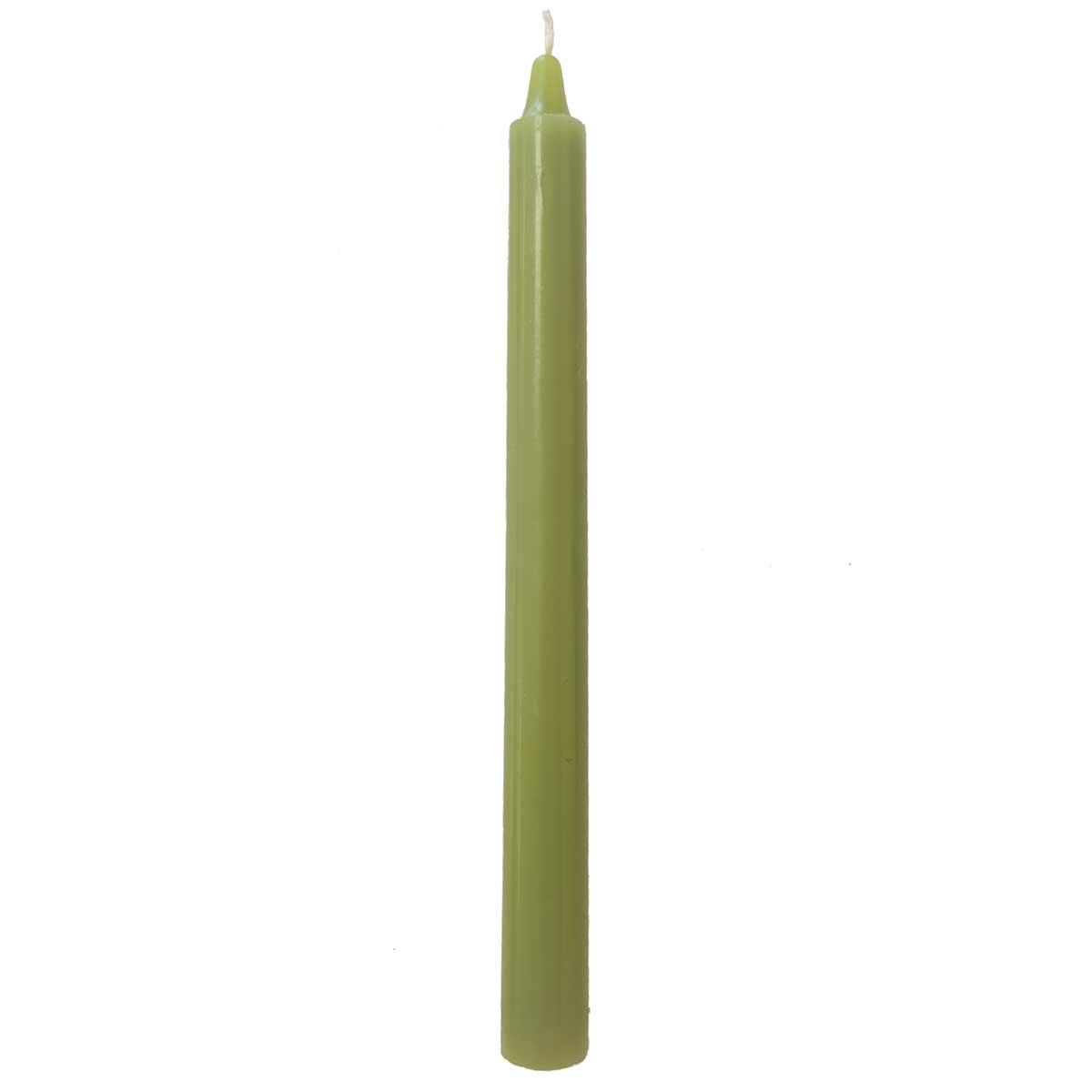 Bougie teinte dans la masse 21 cm - Vert