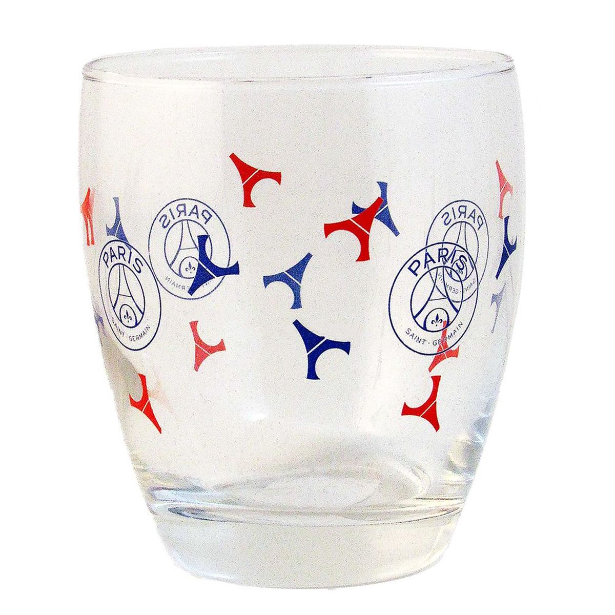 Verres  eau Paris Saint Germain PSG en set de 2