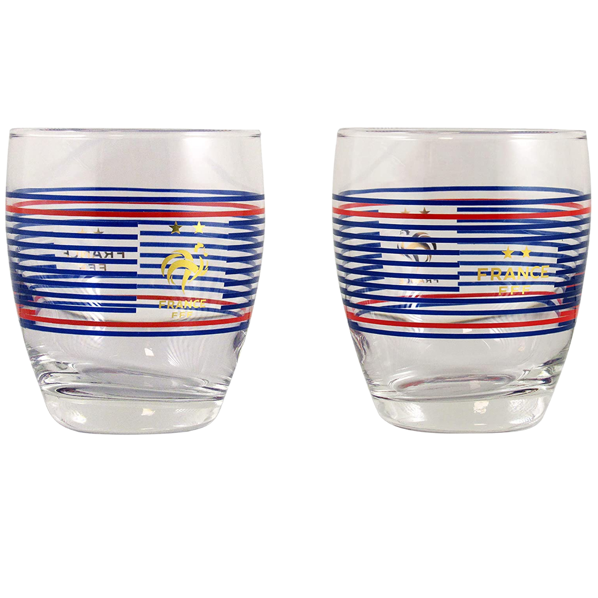 Set de 2 Verres  eau FFF - Fdration Franaise de Football