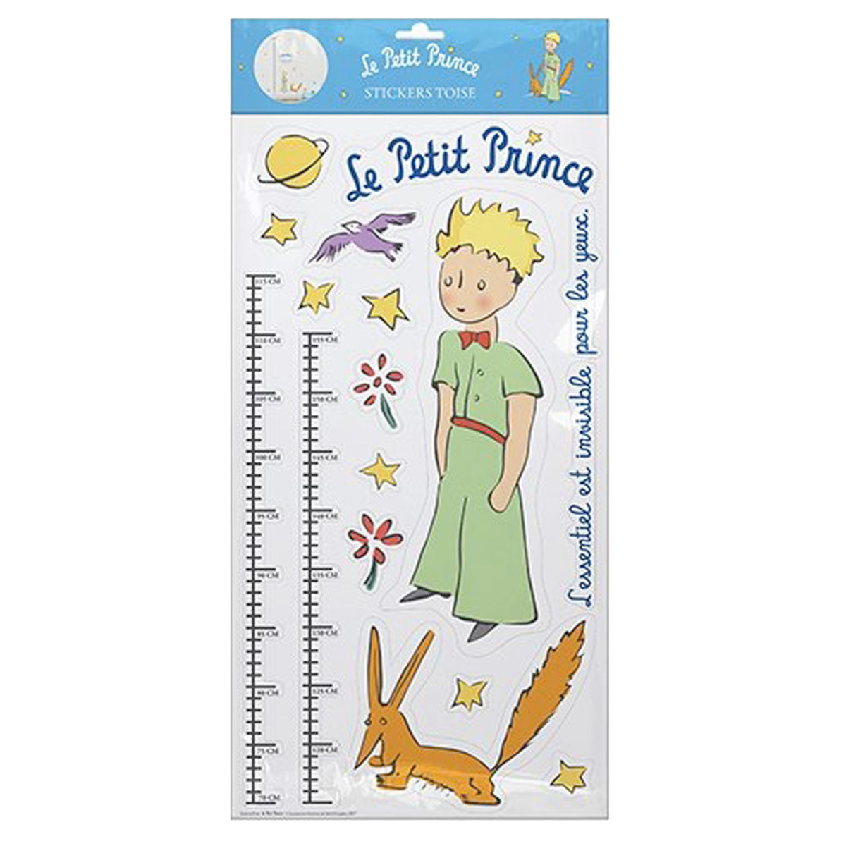 Sticker toise pour chambre d'enfant Le Petit Prince