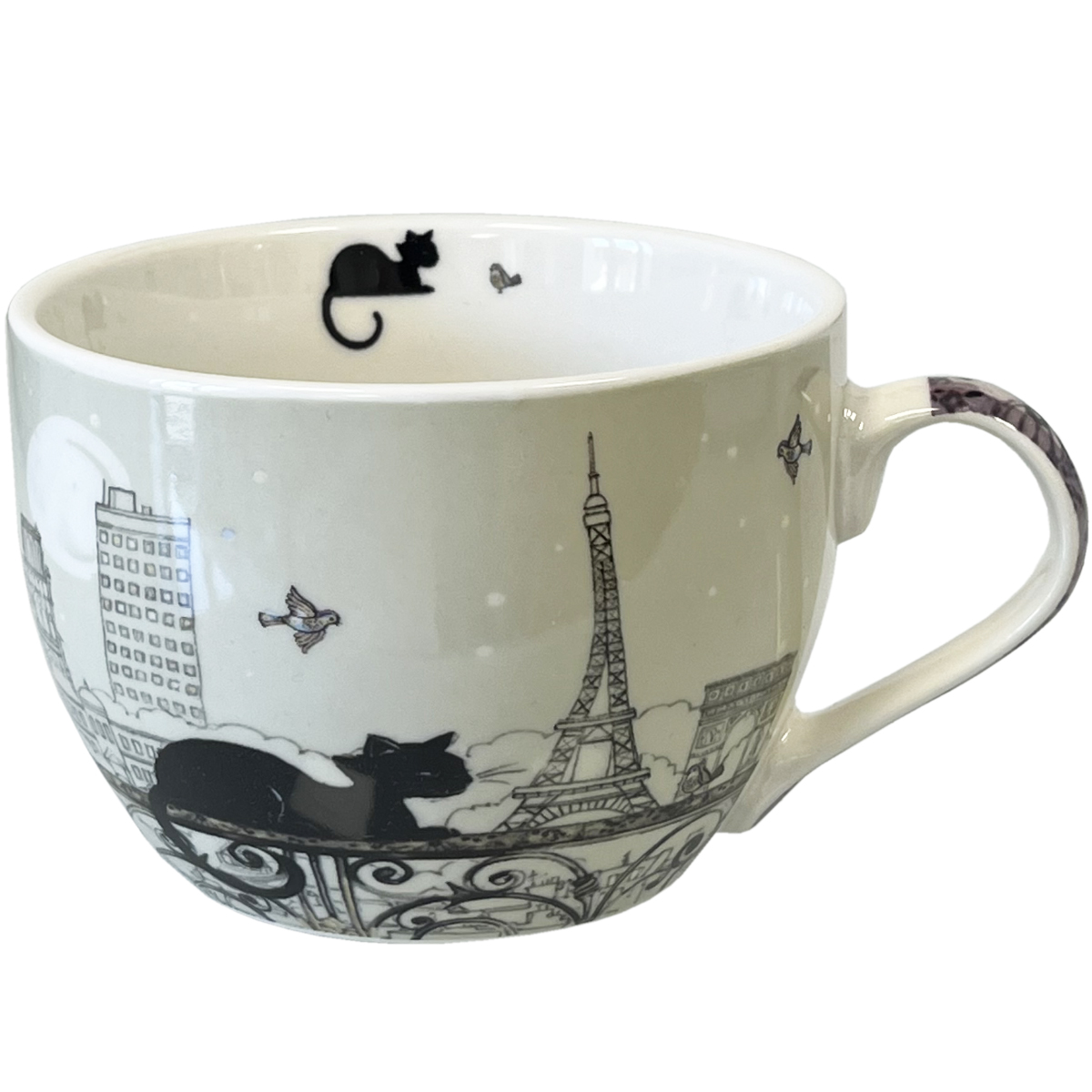 Bol chat  paris en porcelaine 500 ml