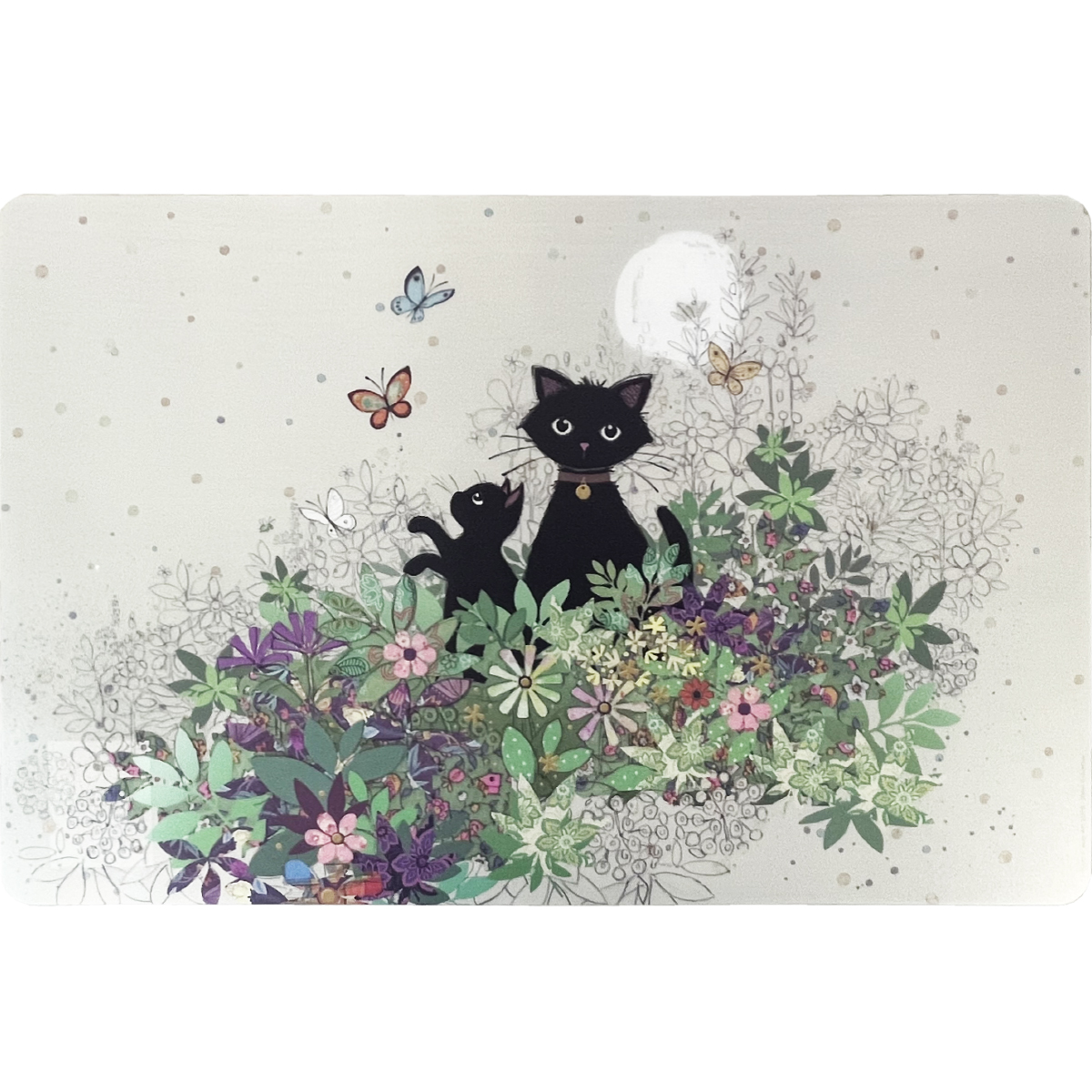 Set de table Chatons dans le jardin par Bug Art