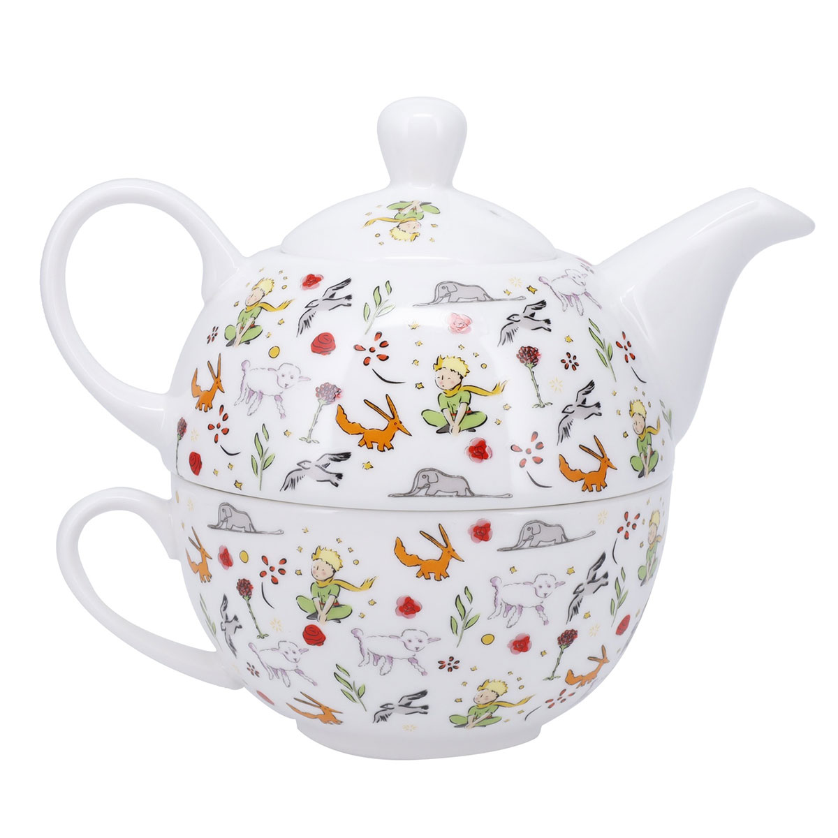 Th�i�re �go�ste Le Petit Prince avec tasse en porcelaine