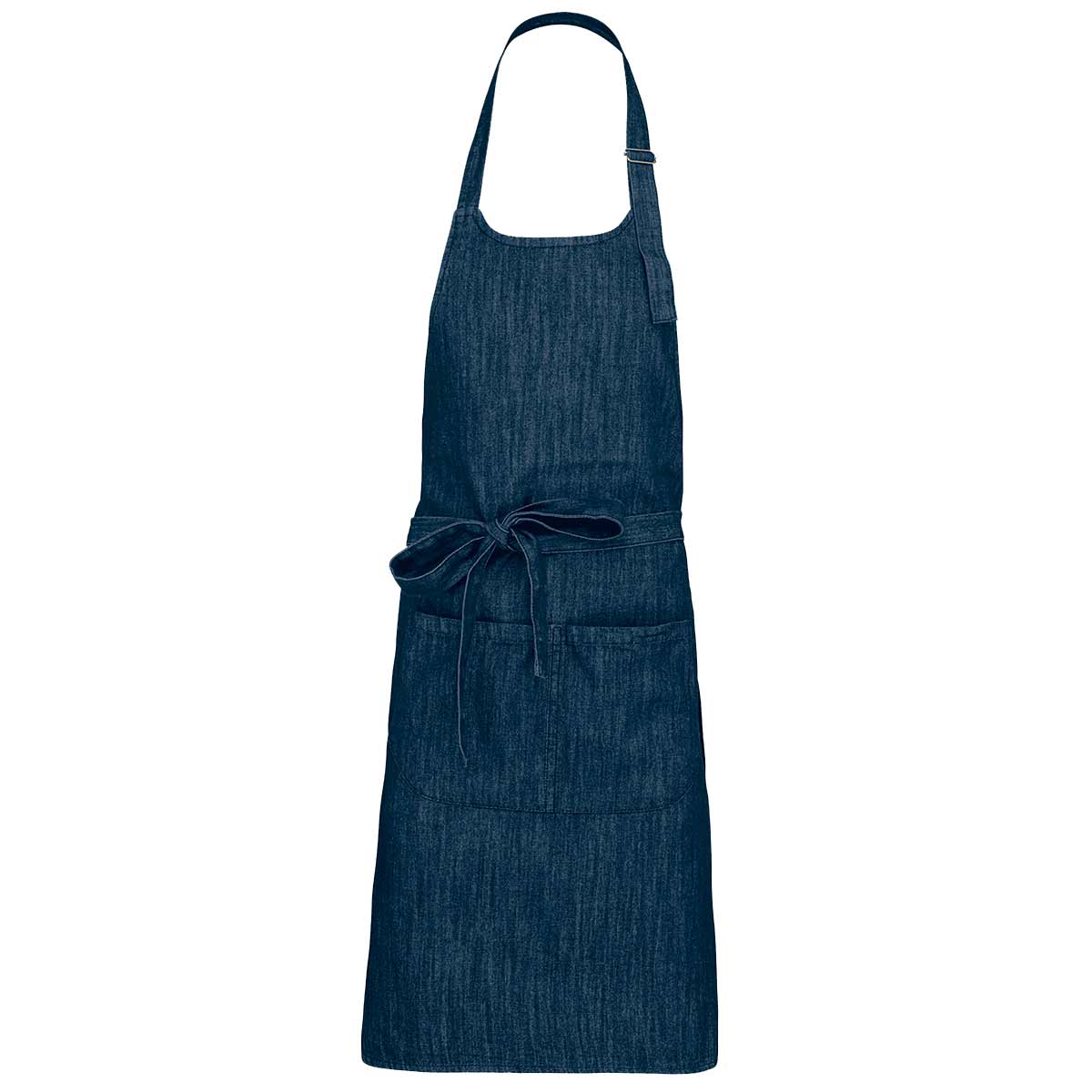 Tablier denim polycoton avec poche