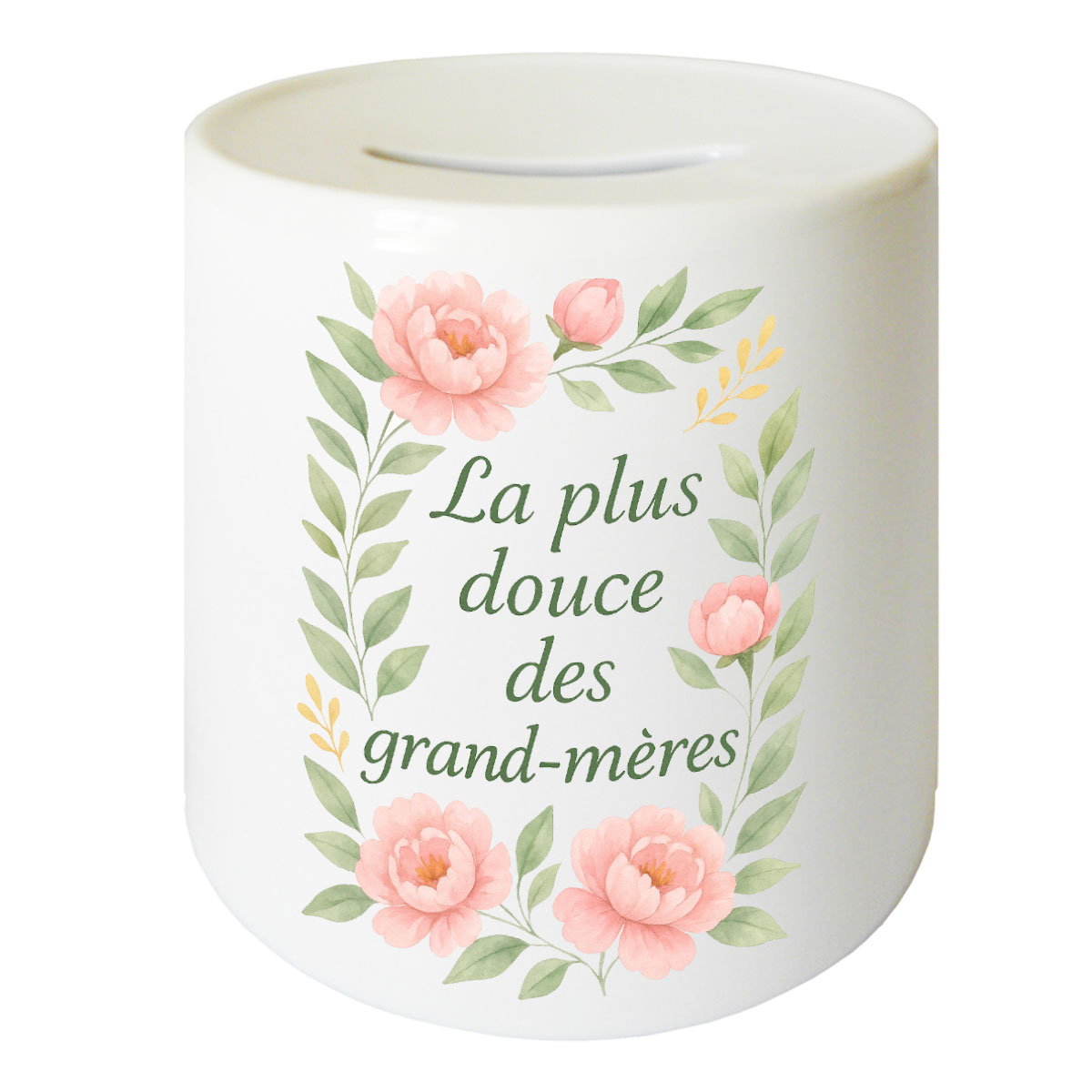 Tirelire La plus douce des grand-m�res en c�ramique � 9,5 cm