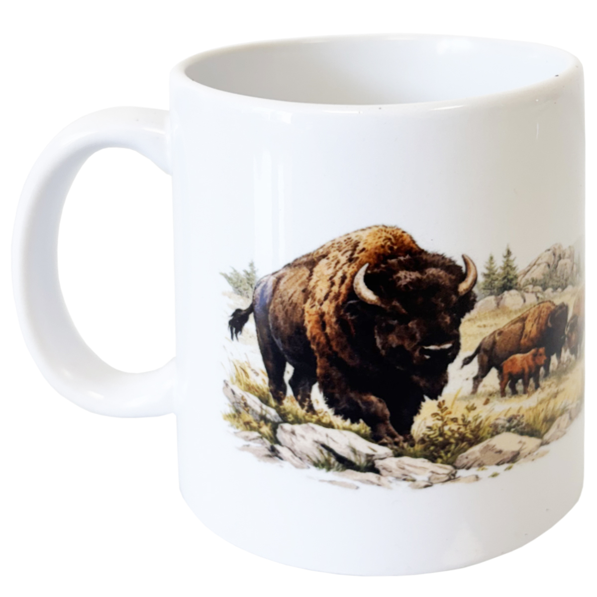 Mug en c�ramique � bisons am�ricains � CBKr�ation