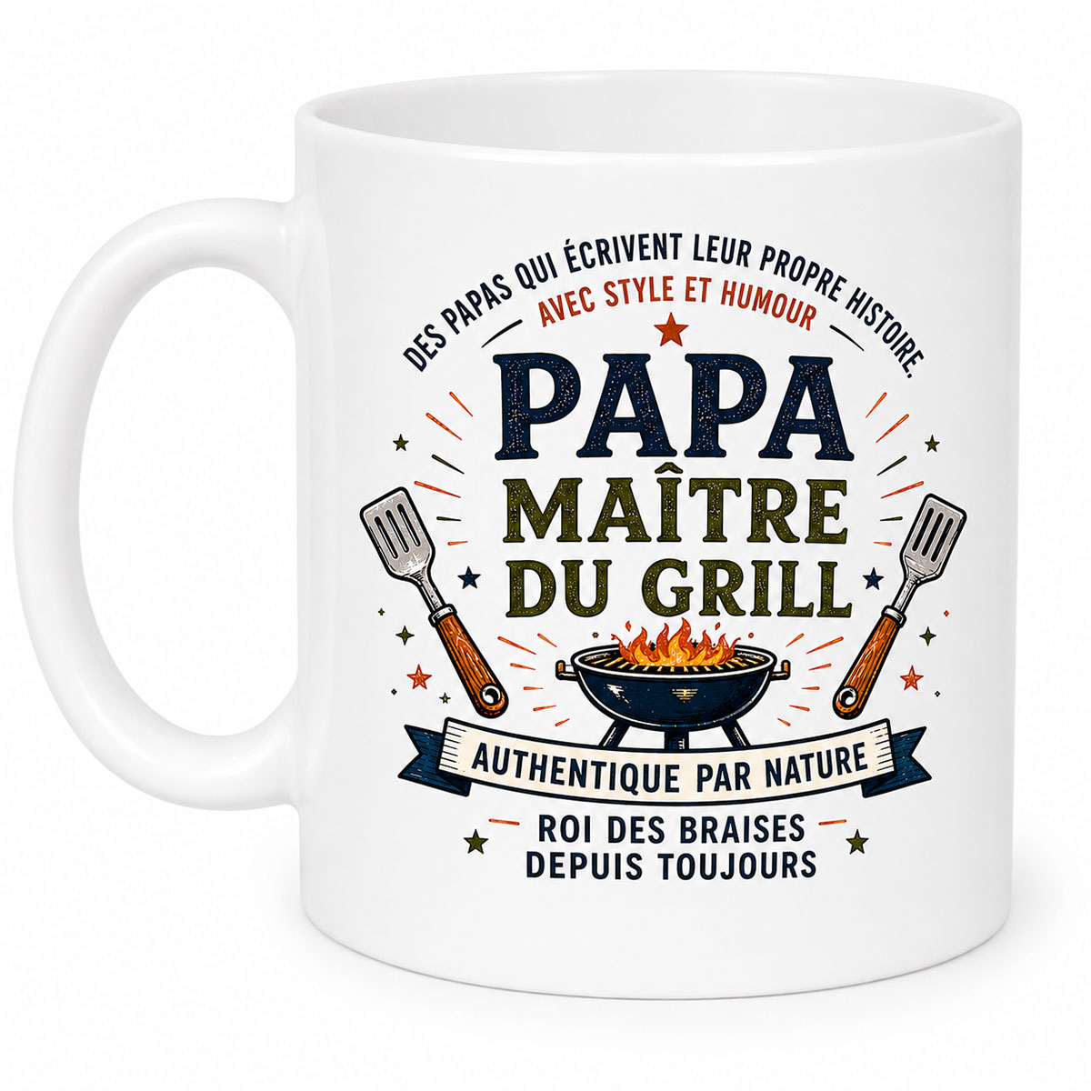 Mug Papa Ma�tre du Grill 350 ml � Cbkr�ation