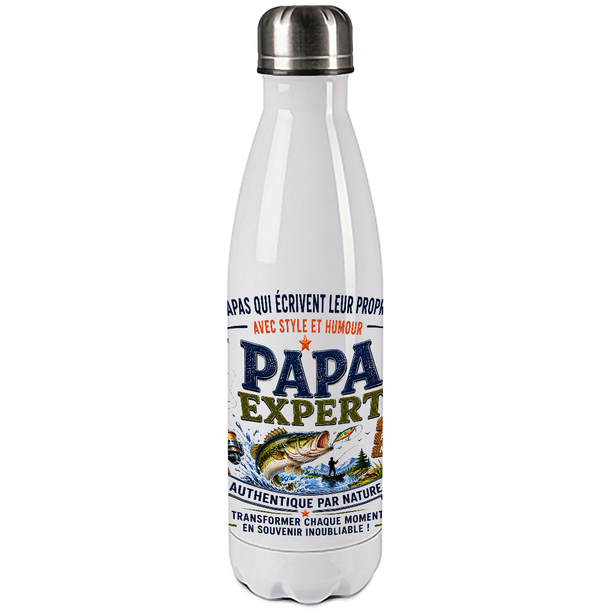 Bouteille Isotherme Papa Expert P�che � CBKr�ation 500 ml