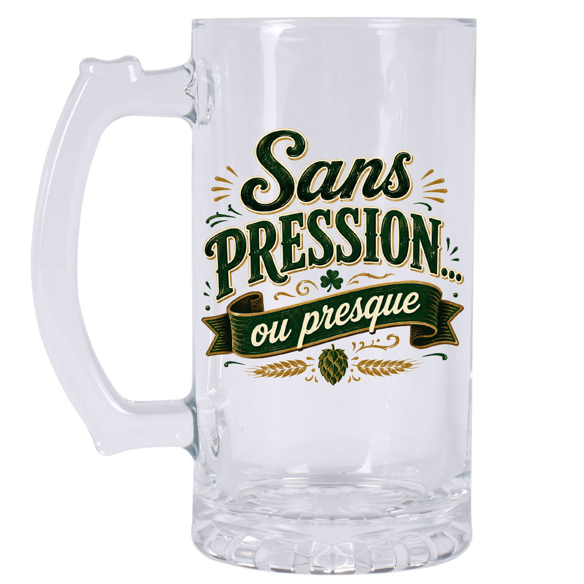 Chope � bi�re � Sans Pression... ou presque � 480 ml