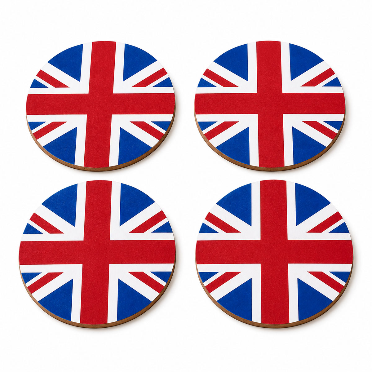Set de 4 dessous-de-verre drapeau Royaume-Uni