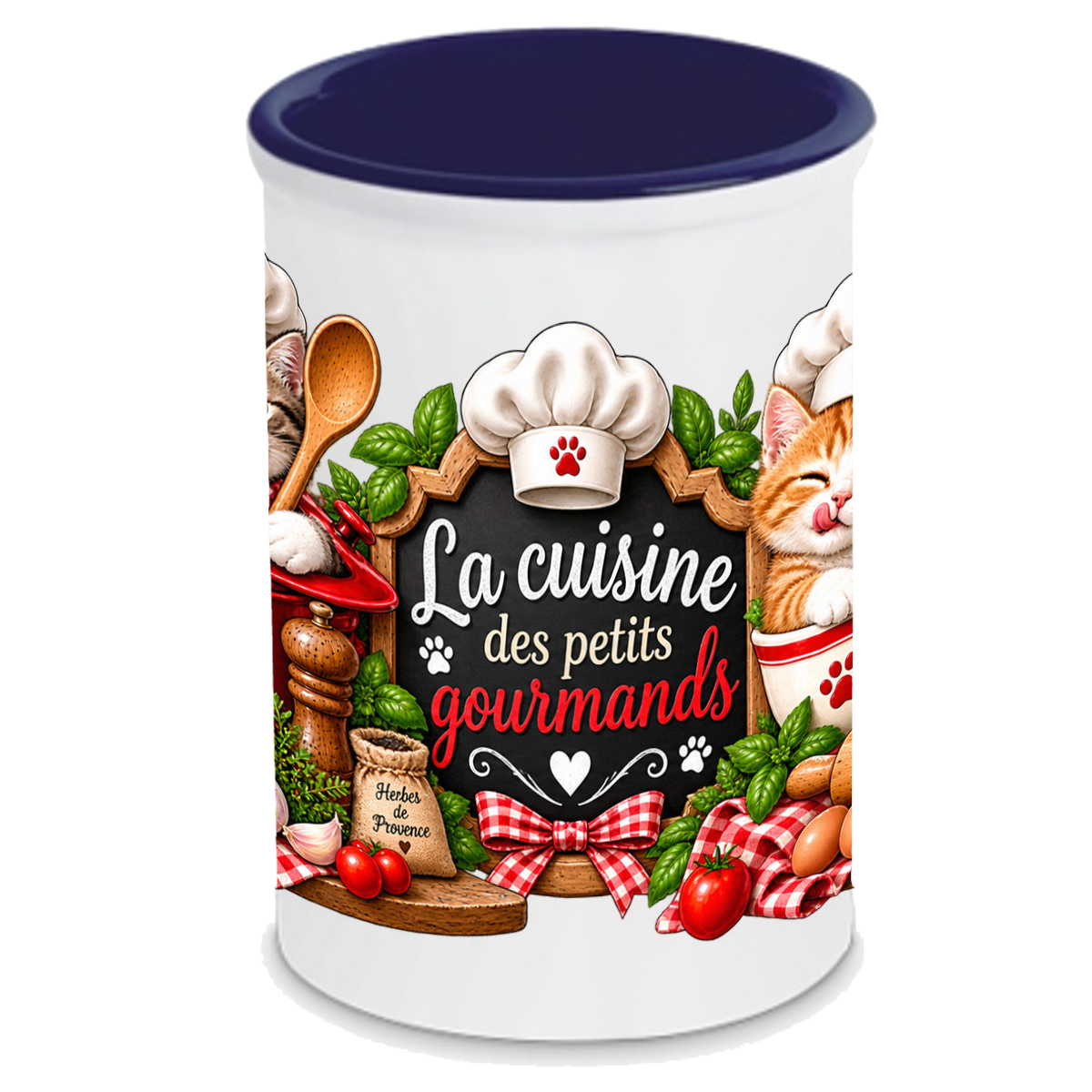 Pot � ustensiles chats La cuisine des petits gourmands