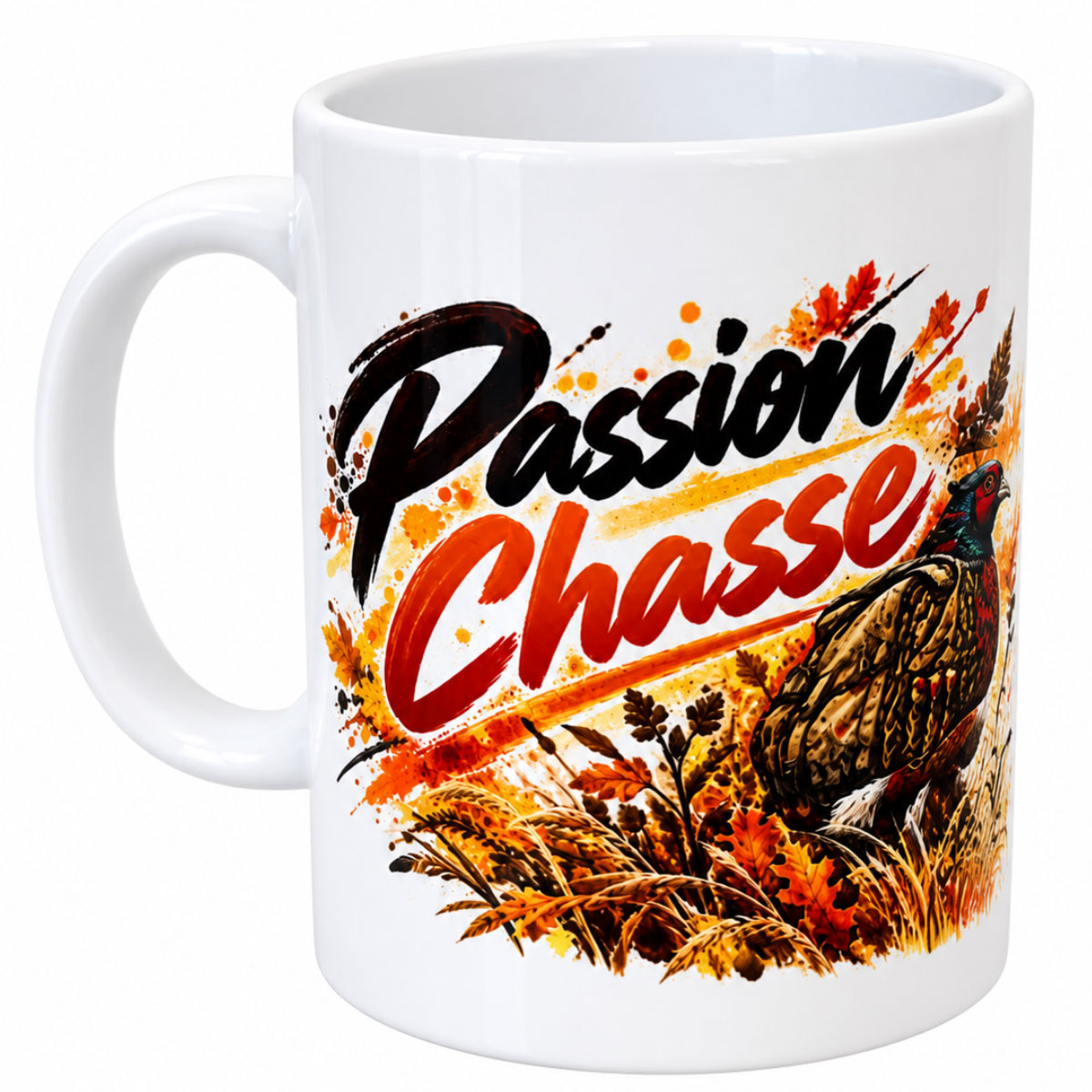 Mug passion chasse faisan automne 300 ml en c�ramique