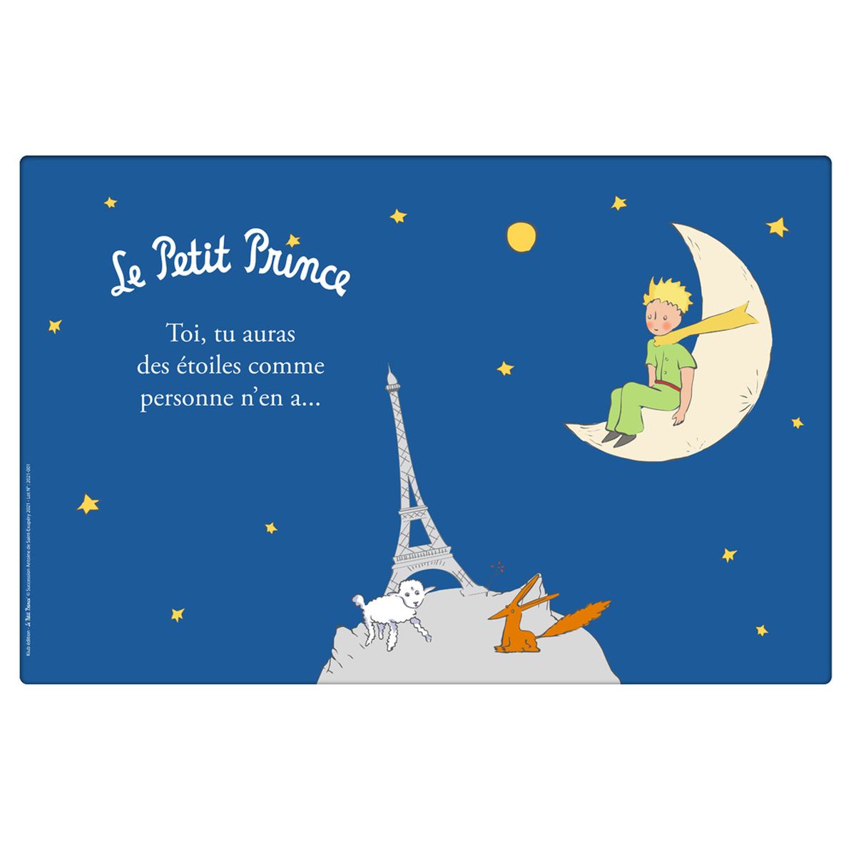 Set de table Le Petit Prince de St Exupry - KIUB - Lune