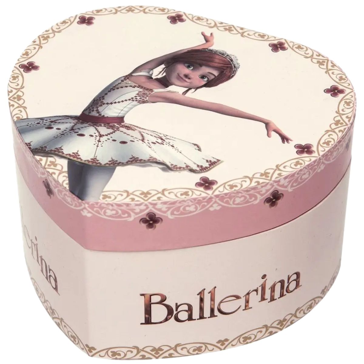 Boite  bijoux coeur musicale Ballerina