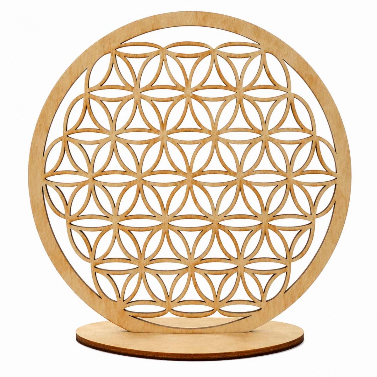 Fleur de Vie en Bois � Poser 20 cm