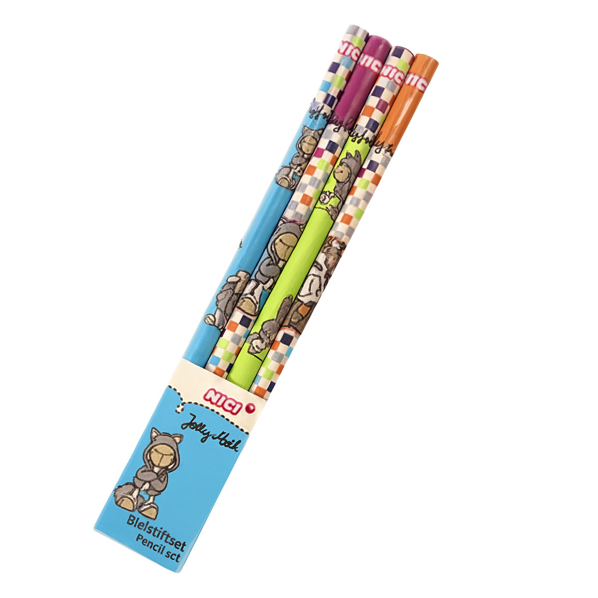 4 crayons gris Nici Mouton Jolly