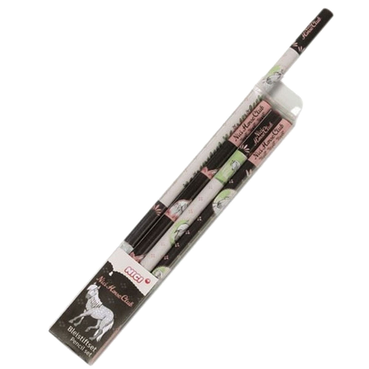 4 crayons gris Nici Horse Club
