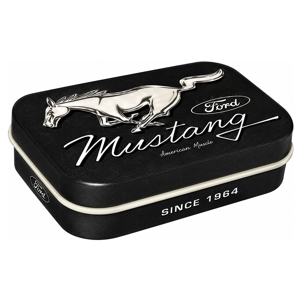 Pilulier m�tallique Ford Mustang since 1964