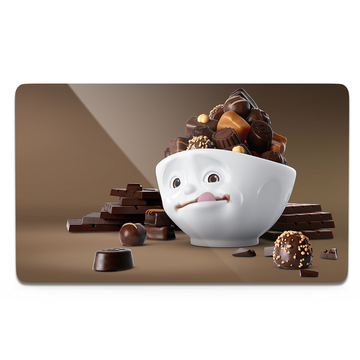 Planchette  djeuner ou  tartiner Tassen - Sweet Choco