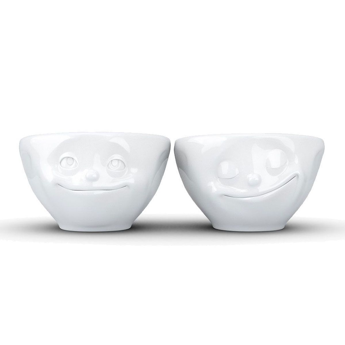 Ensemble de 2 Mini-Bols en porcelaine - rveur et heureux 100 ml