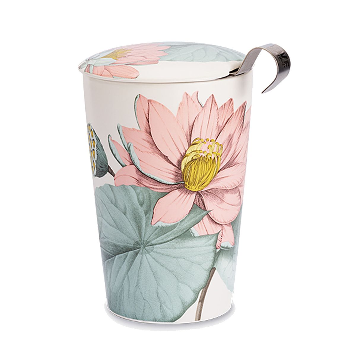 Tisanire Padma en porcelaine avec infuseur mtal