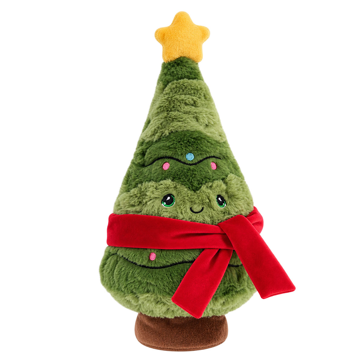 Peluche sapin de No�l Keeleco recycl�e 27 cm