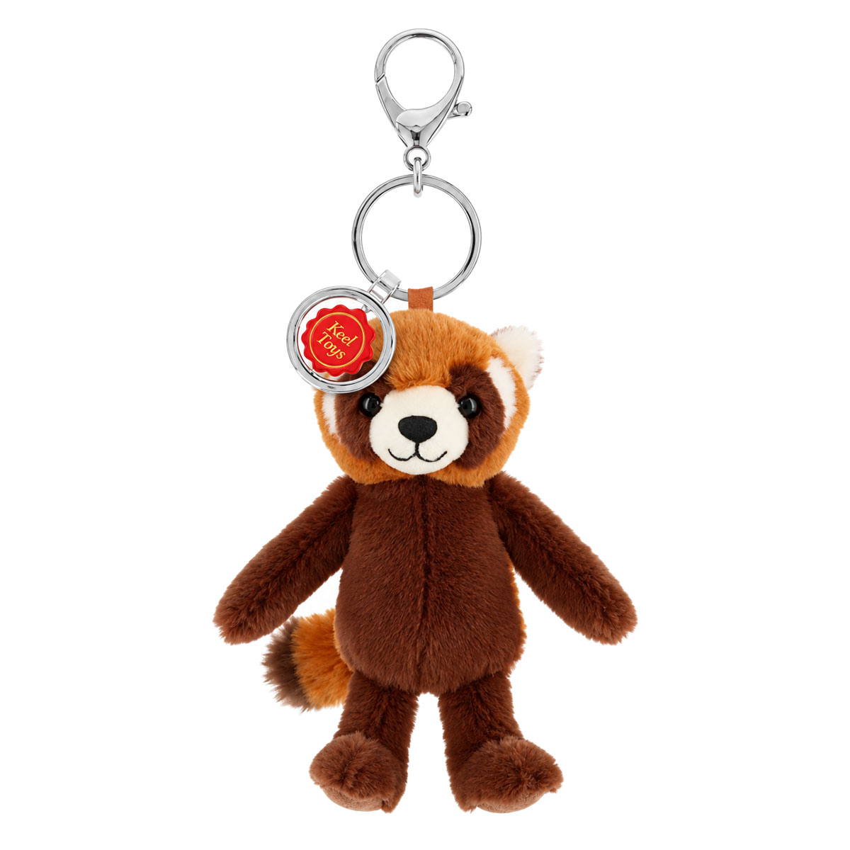 Porte-cl�s peluche panda roux Keel Toys Enchanted World 14 cm