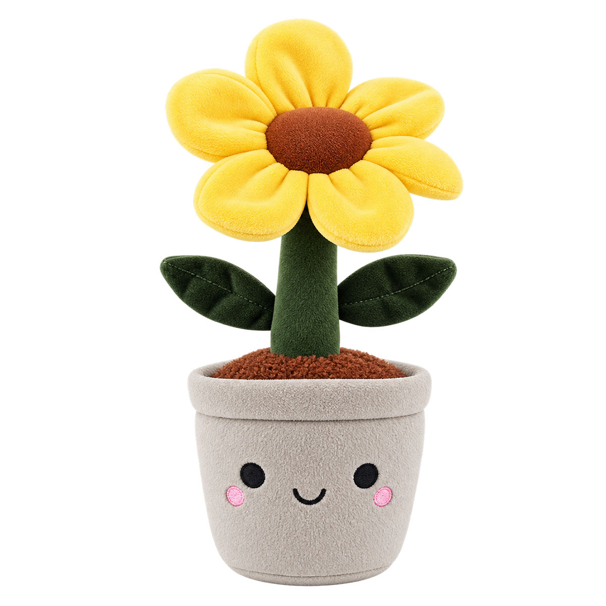 Peluche tournesol en pot Keel Toys Jardin botanique 25 cm