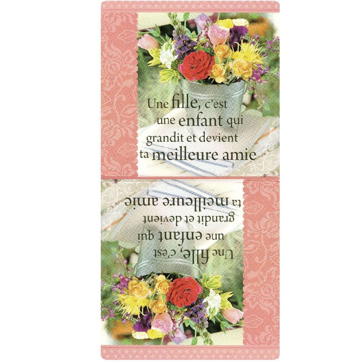 Essuie Main  Message Microfibre 70 x 35 cm : Une fille