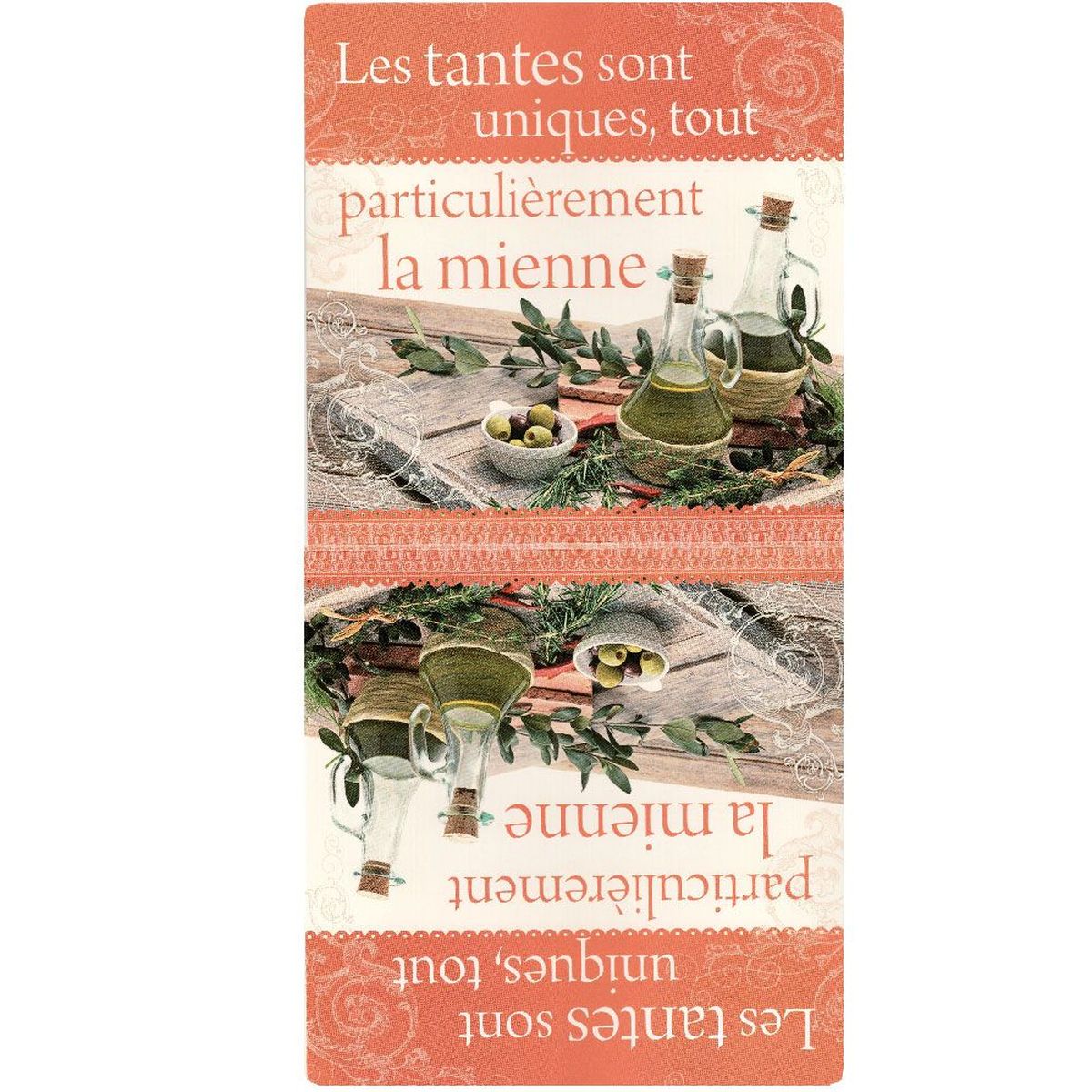 Essuie Main  Message Microfibre 70 x 35 cm : Les tantes