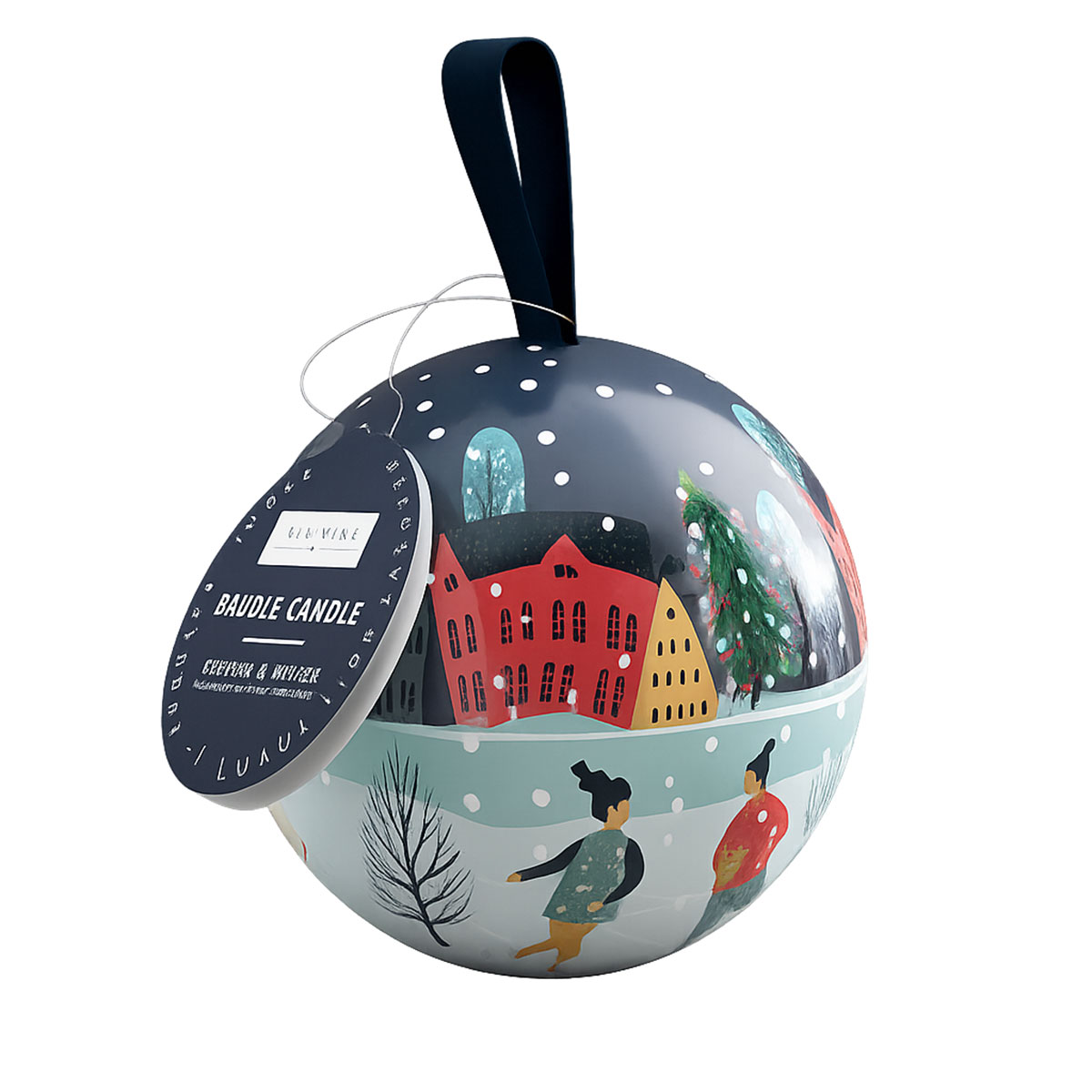 Bougie Nomade Boule de Nol  Boules Enchantes