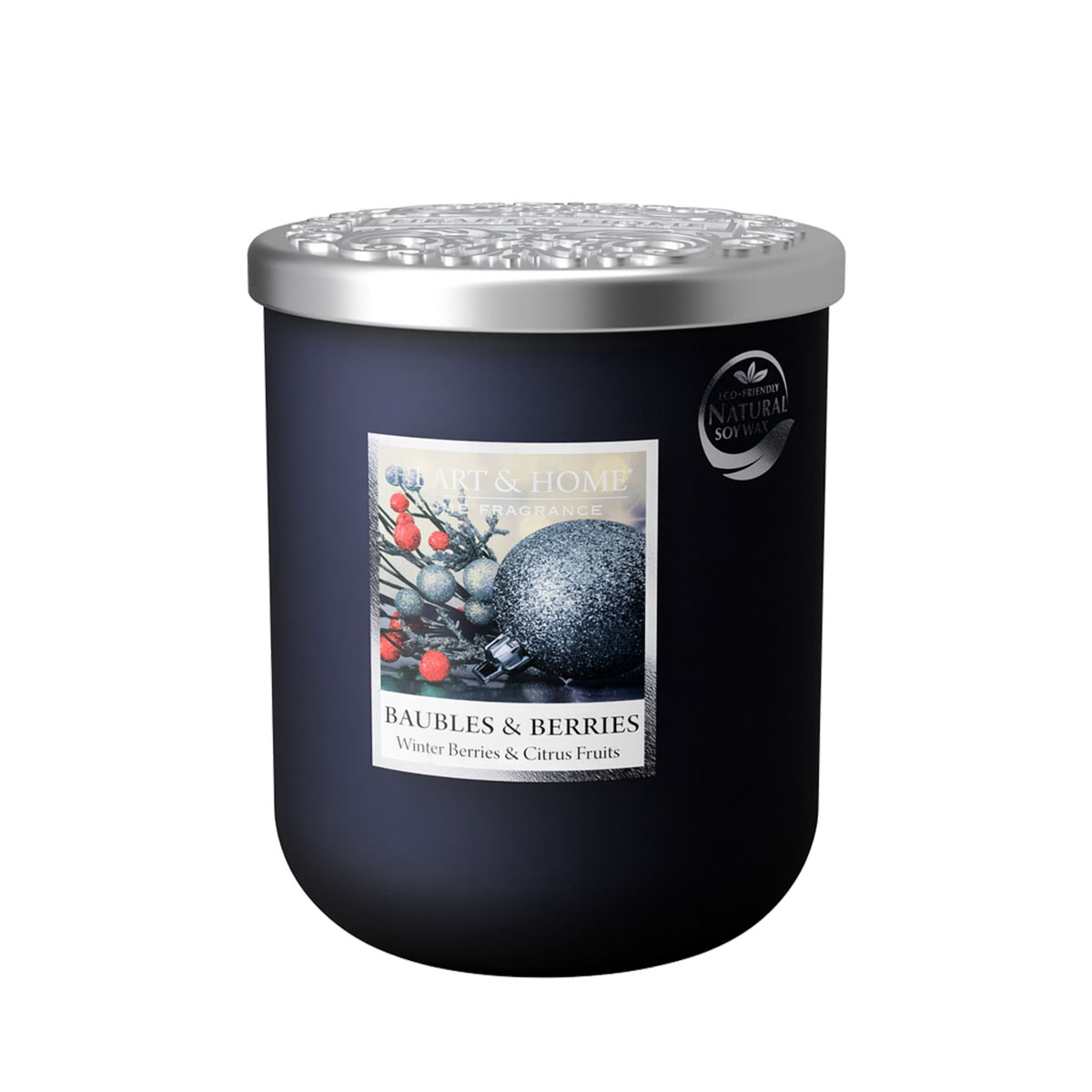 Grande bougie Heart and Home 75h  Boules Enchantes