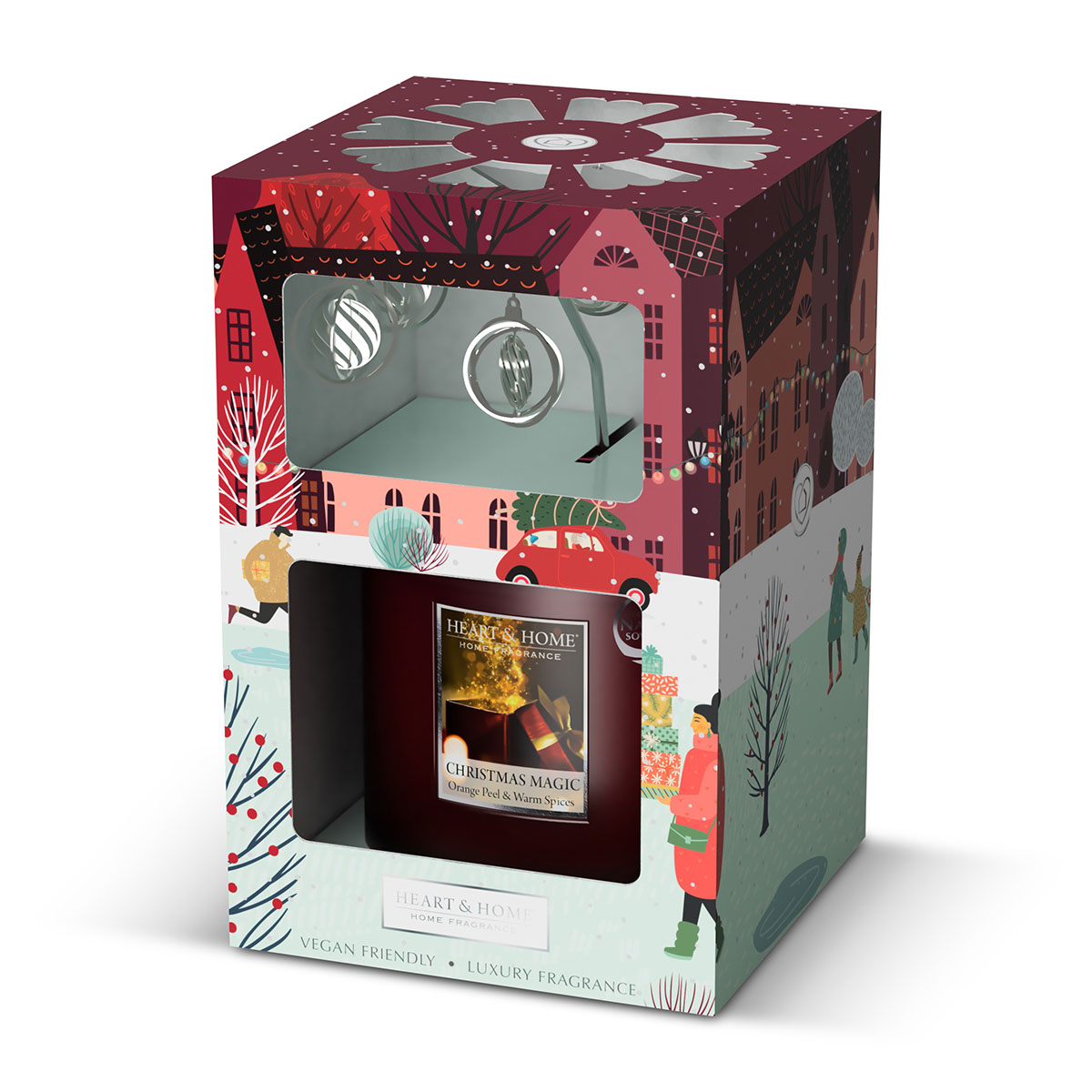 Bougie Carrousel 2 Mches  Magie de Nol  Heart and Home