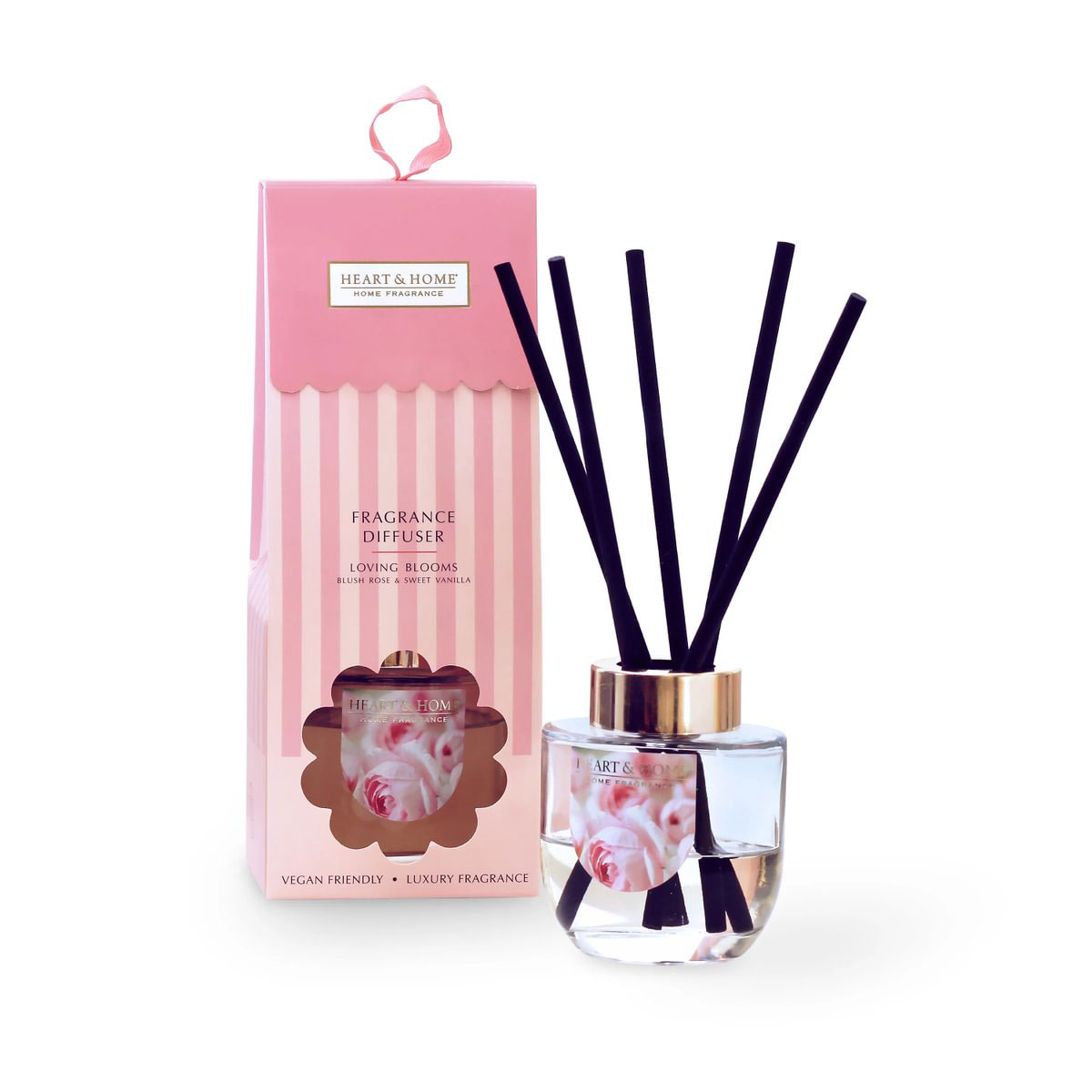 Diffuseur de parfum �treinte Florale � 70 ml � Heart & Home