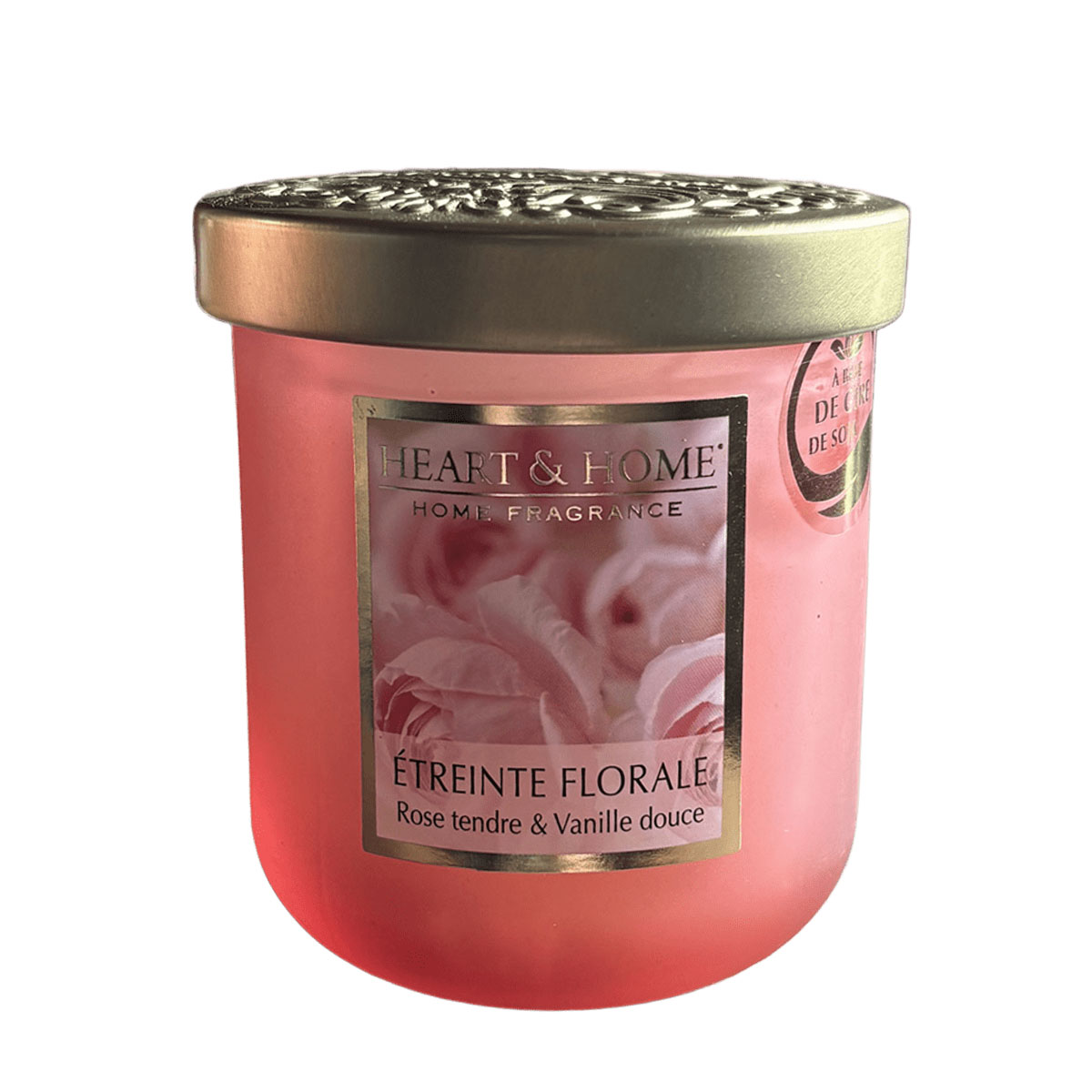 Petite bougie parfum�e �treinte florale 110 g