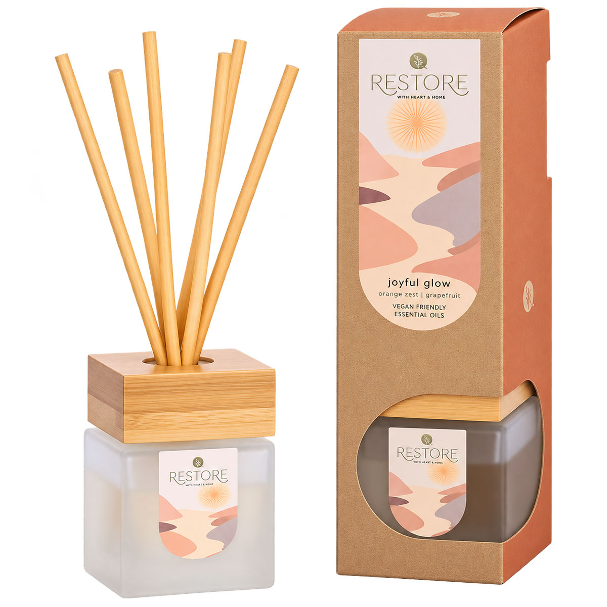 Diffuseur de parfum Vitalit� Restore � b�tonnets 70 ml