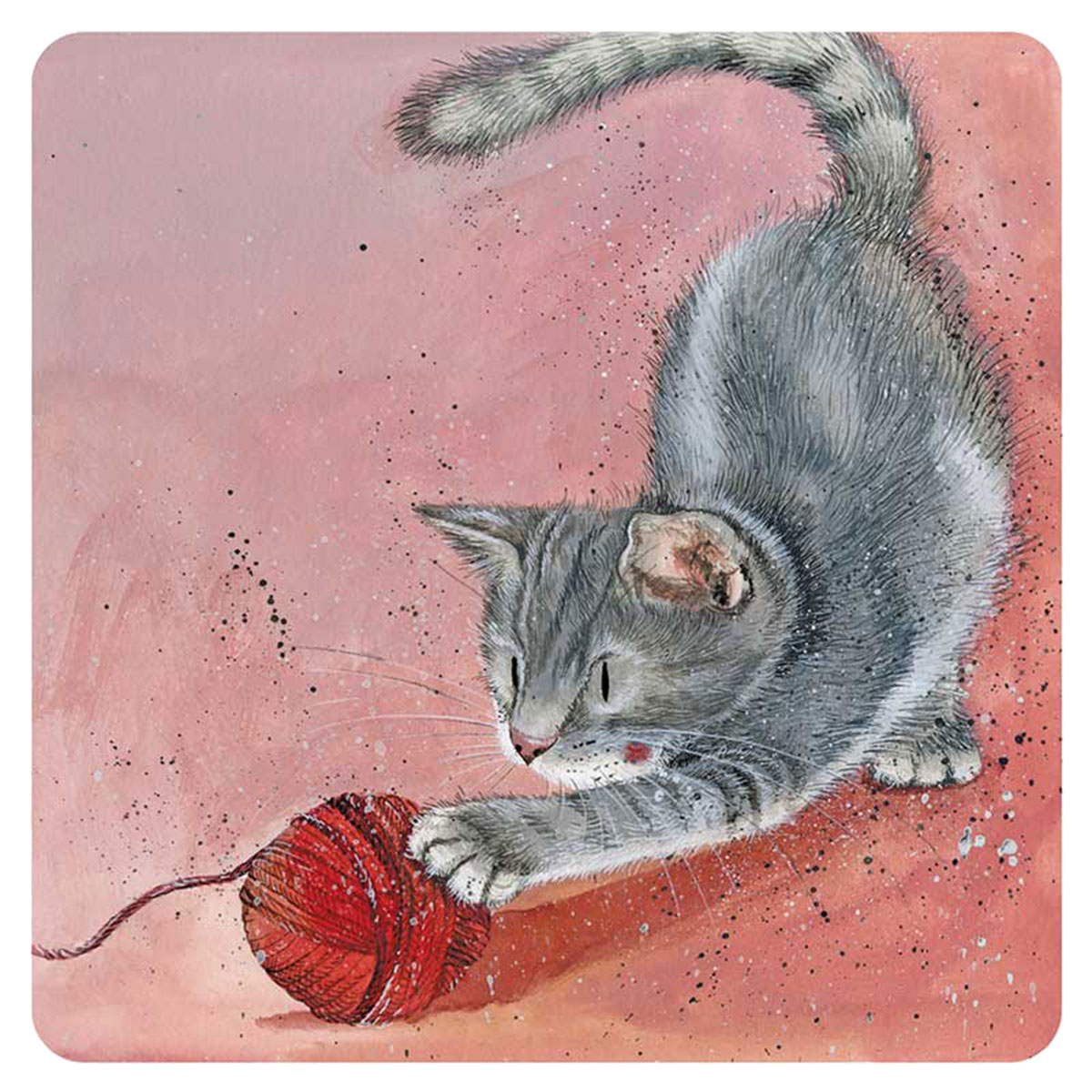 Dessous de verre Pixie le Chat par Alex Clark