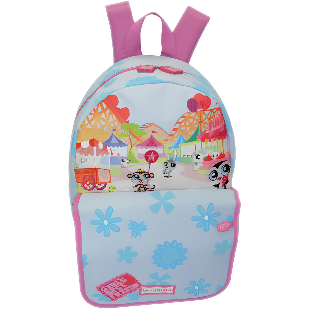 Sac  dos Littlest Petshop fleuri