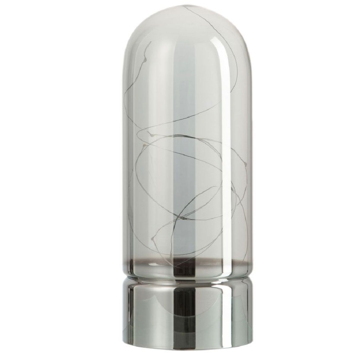 Lampe d'Ambiance LED sous Cloche de verre Design - 30 cm