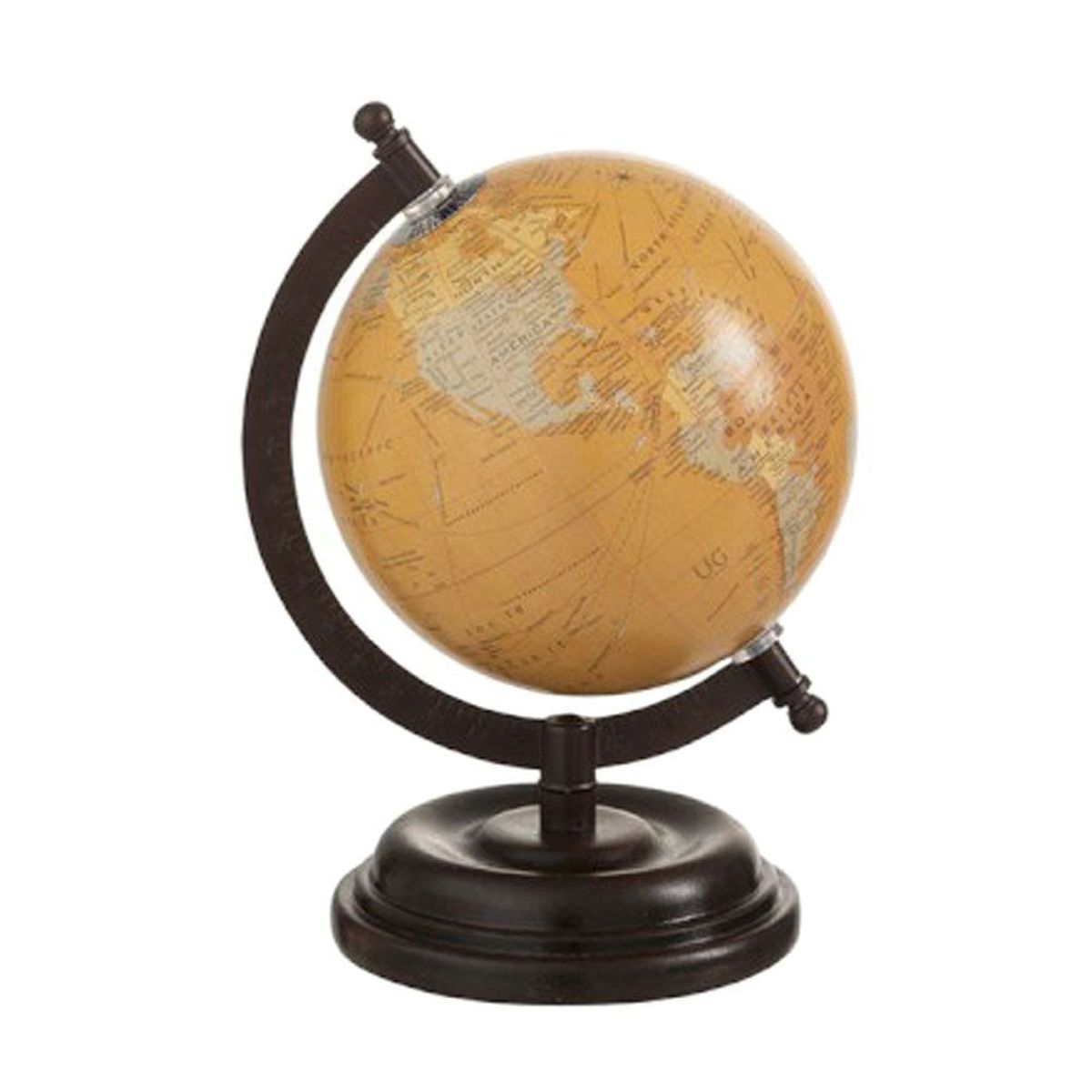 Petit Globe Terrestre dcoratif sur Pied en Bois