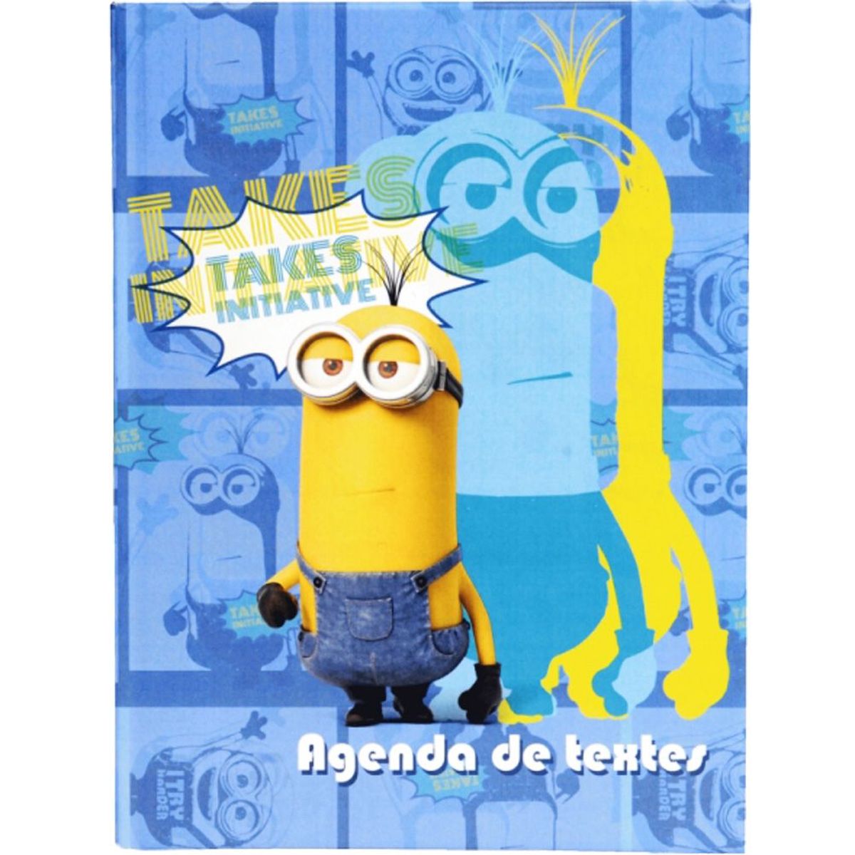 Agenda de texte Minions - Cahier de texte scolaire