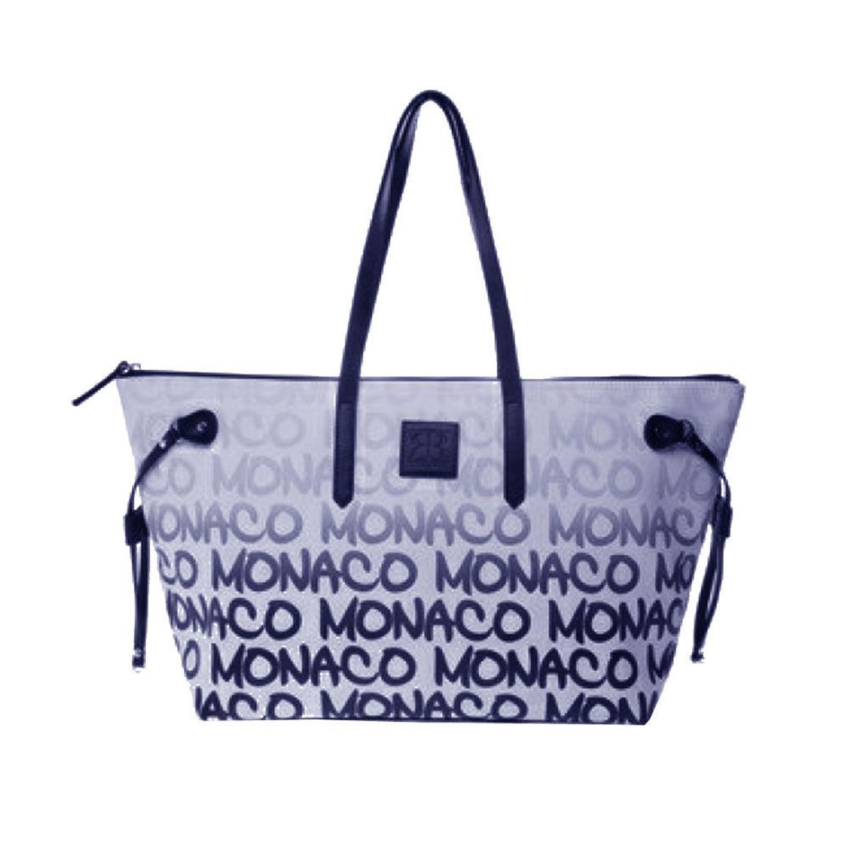 Sac shopping Louis - Monaco blanc et Bleu