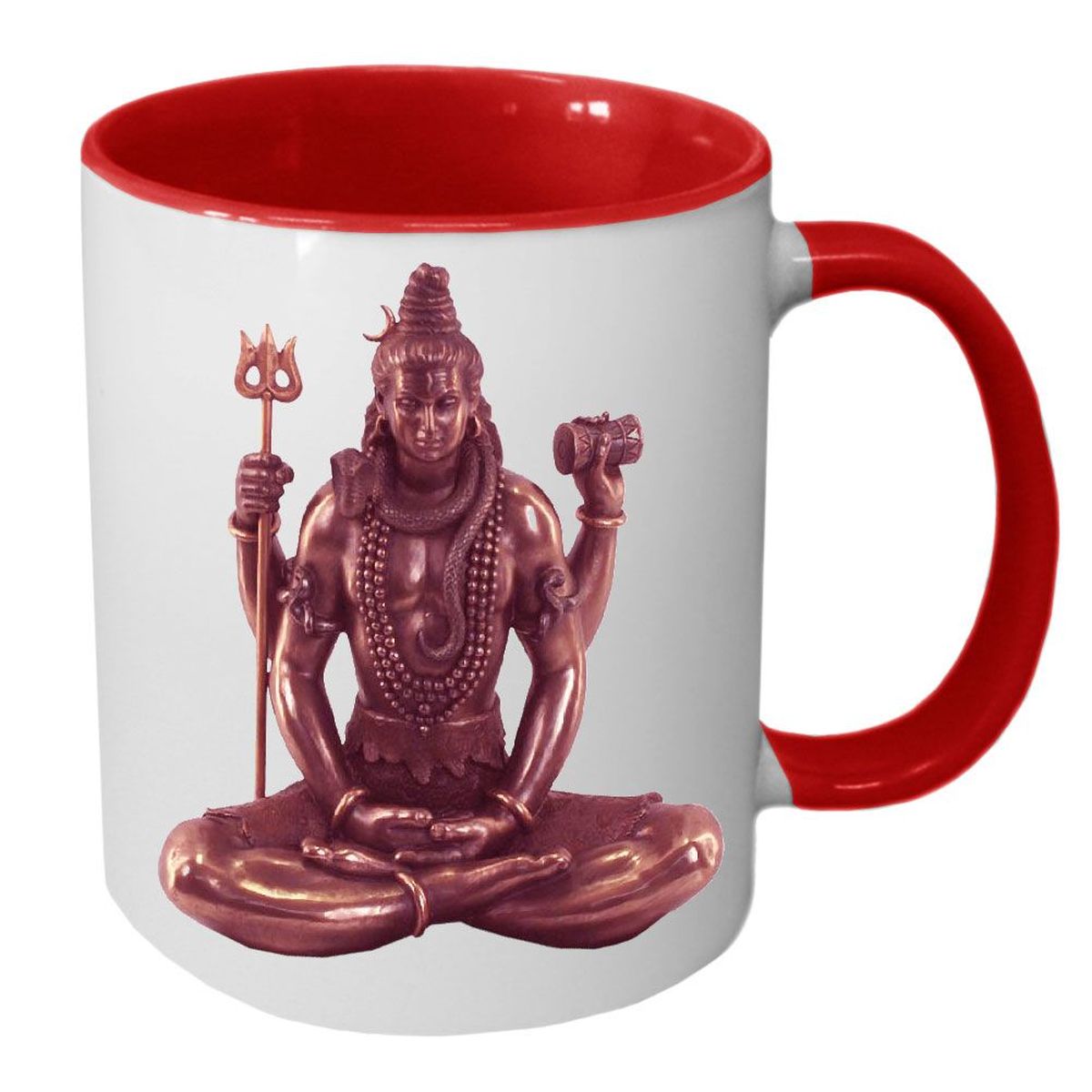Mug Shiva par Cbkreation fond rouge