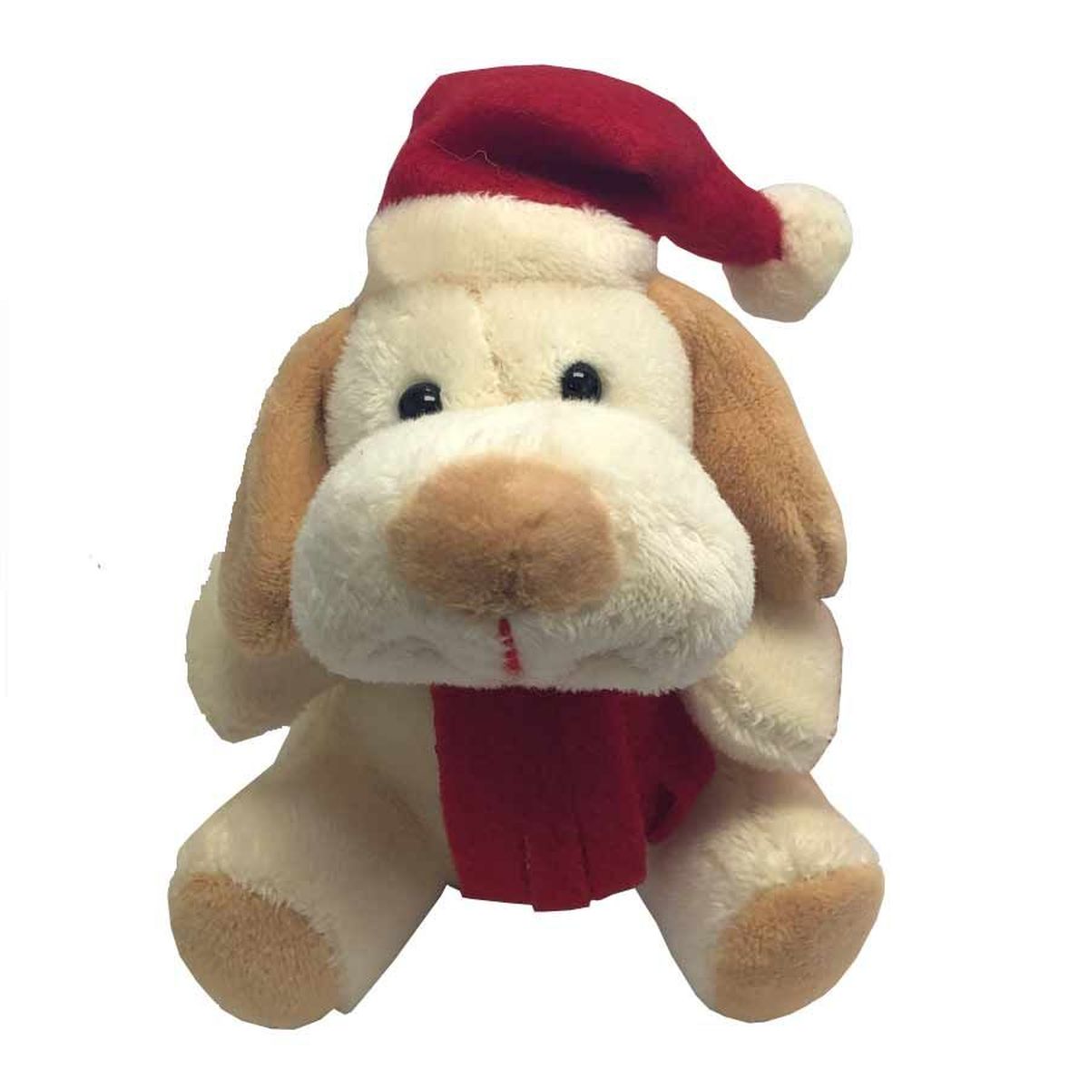 Peluche Petite Peluche Chien Ornement de sapin 10 cm