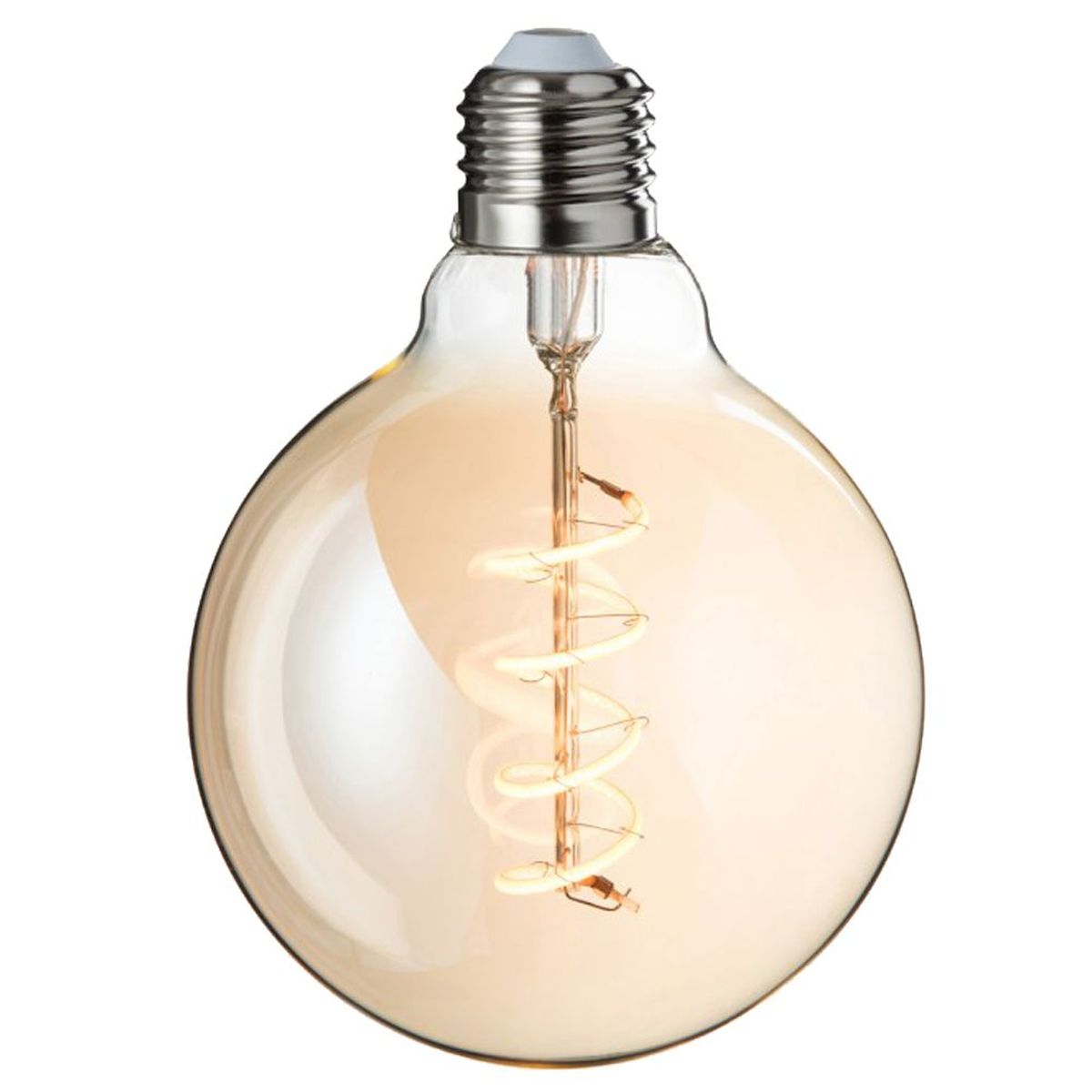 Lampe bureau cadeau décoration Ampoule déco LED G95 Ambre Loop E27