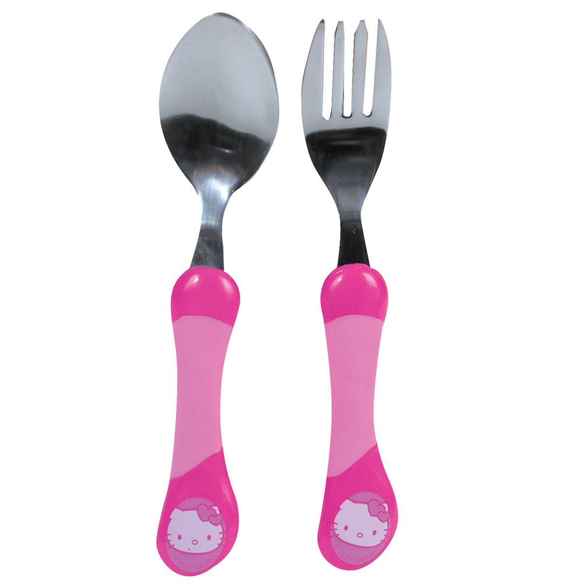 Set De 2 Couverts Métalliques Cuillère Et Fourchette - Princess Courageous Heart Pour Enfants