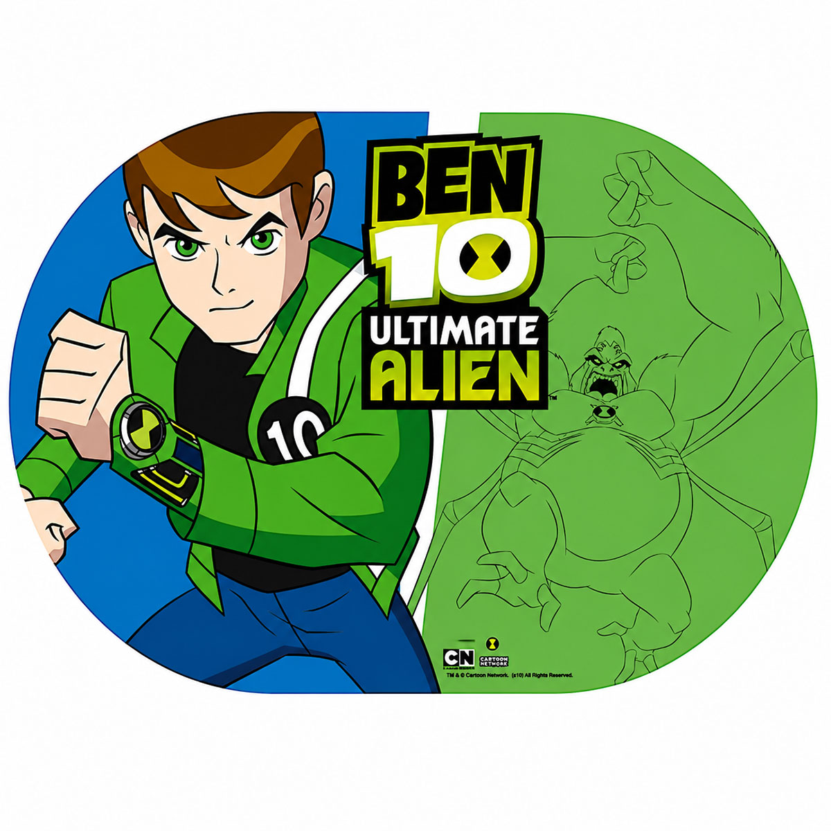 Petit Set de table Ovale Ben 10