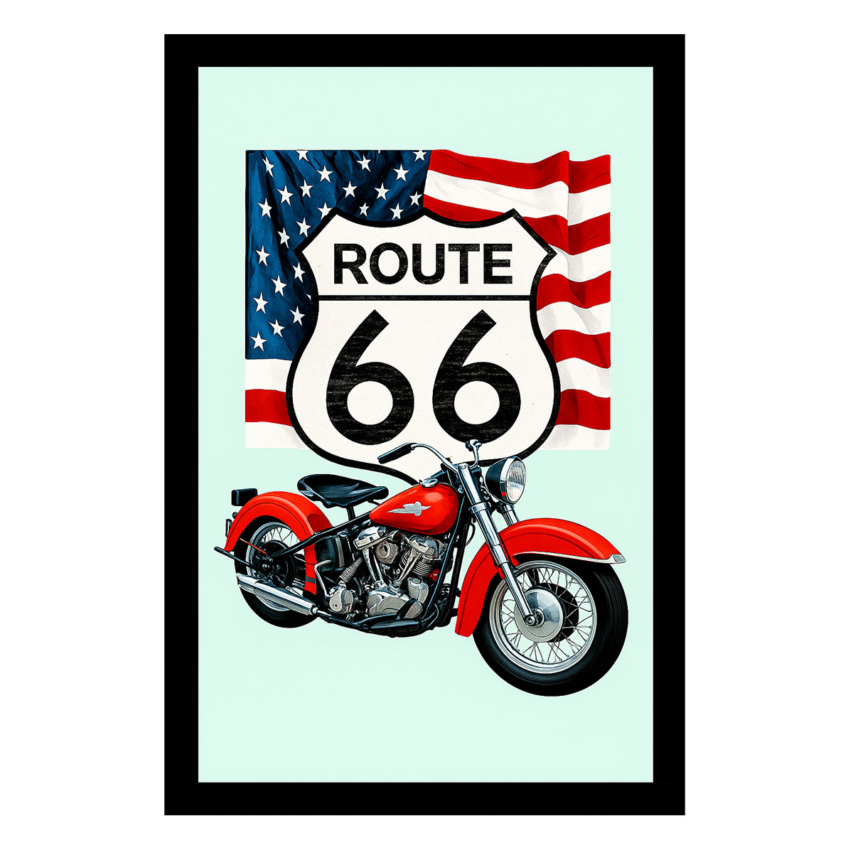 Miroir Route 66 US Icons