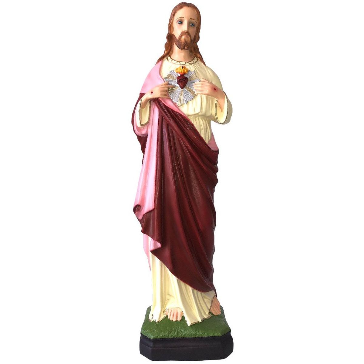 Jsus Christ Sacr Cur en Gomme incassable 60 cm